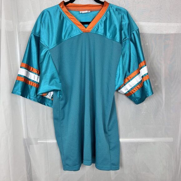 Vintage Miami Dolphins blank jersey Teamwork sz XL sports NFL - Picture 1 of 7